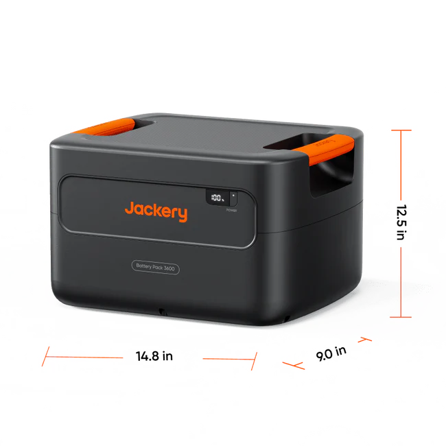 Jackery Battery Pack 3600 Plus – 3584Wh Expandable Power, Built for Extremes  | 21-0008-000034