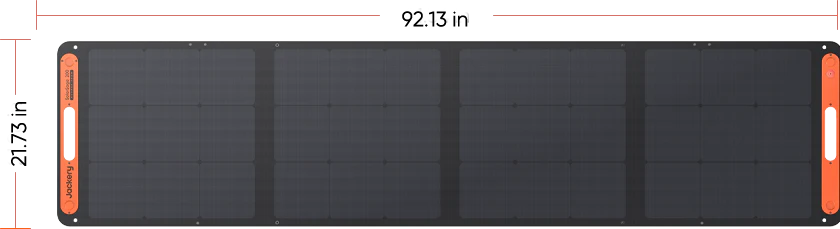 Jackery SolarSaga 200W Solar Panel | Foldable, Bifacial, IP68 Waterproof | 21-0002-000063