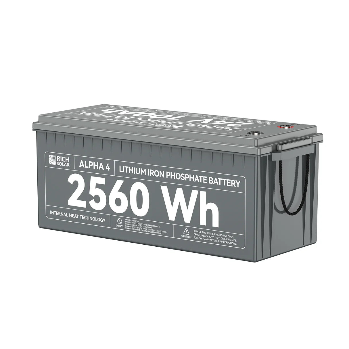 Rich Solar Alpha 4 | 24 V 100 Ah LiFePO₄ Off-Grid Battery | RS-B241S