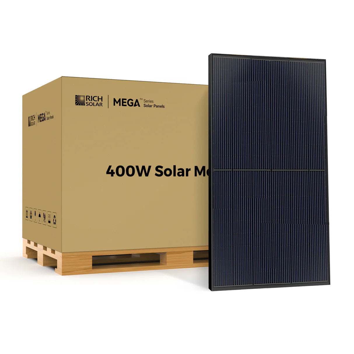 Rich Solar Mega 400 | 400 W Grid-Tie & Off-Grid Solar Panel | RS-M400-8