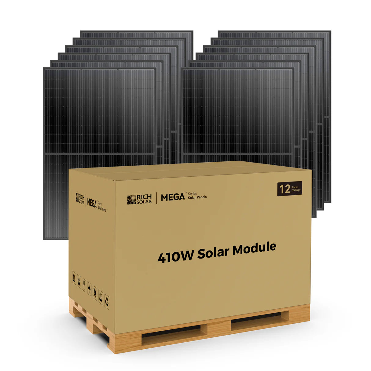 Rich Solar Mega 410 | 410 W Grid-Tie & Off-Grid Solar Panel | RS-M410-8