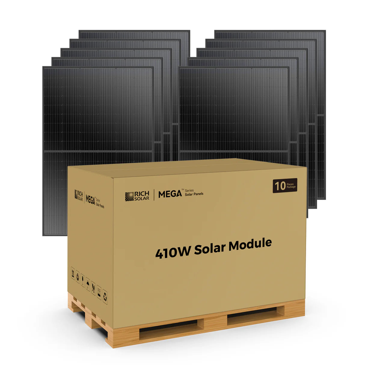 Rich Solar Mega 410 | 410 W Grid-Tie & Off-Grid Solar Panel | RS-M410-8